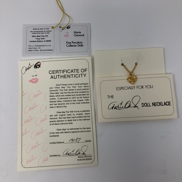 Marie Osmond set of 4 Tiny Tot dolls - Picture 13 of 14
